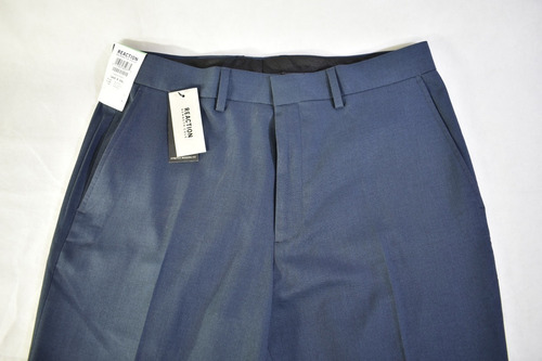 Pantalón De Vestir Azul Traido De Usa W34 X 34l