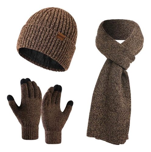 Gorros De Invierno Bufanda Para Hombre Con Guantes Con Panta