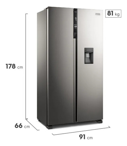 Refrigeradora Side By Side Frigidaire Frsa19k2hvg /19pc