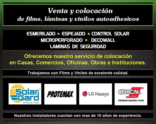 Film Espejado Exterior Para Vidrios Dvh Colocación Nordelta