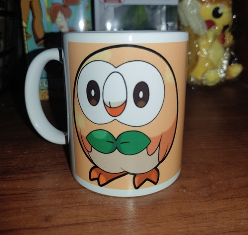 Taza Pokémon Rowlet Nueva