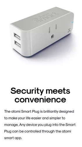 Smart Plug - Security Meets Convenience - Atomi Smart