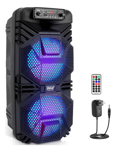 Altavoz Pa Bluetooth 600w Recargable Con Subwoofer Y Micrófo