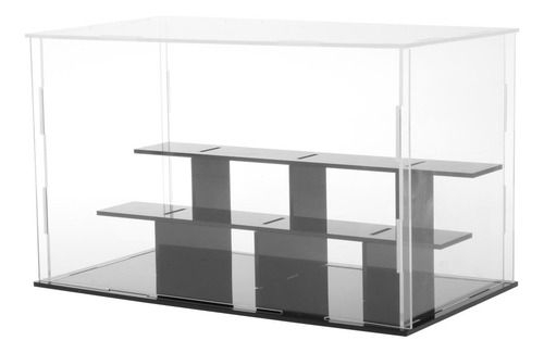 2 Vitrina De Acrílico Transparente A Prueba De Polvo Para