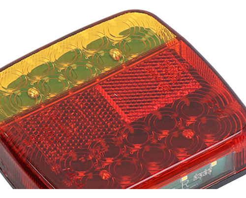 Kit De Luces Cuadradas For Remolque, Inalámbricas, Impermea