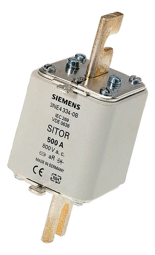Fusible Sitor Nh (ultra Rapido) Tam2 500a Siemens 3ne43340b