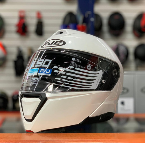 Casco Hjc I90 Solido Blanco Solido M