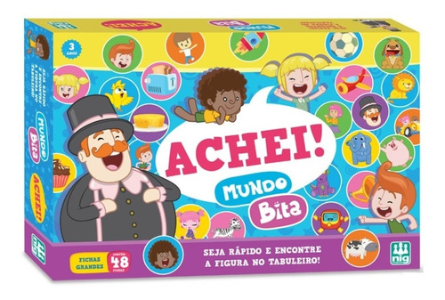 Jogo De Tabuleiro Achei Mundo Bita Da Nig Brinquedos 0695