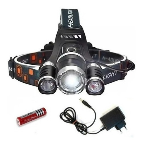 Linterna Frontal Recargable Cintillo Minero Led Cree 120lm