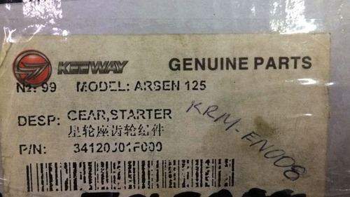 Engrane De Magneto Arsen 125
