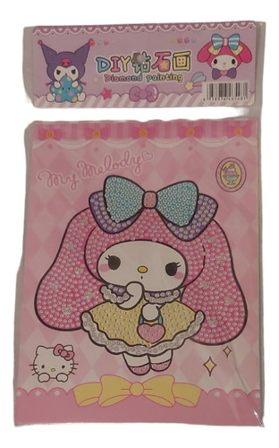 Set Pintura Diamante My Melody Serie Hello Kitty