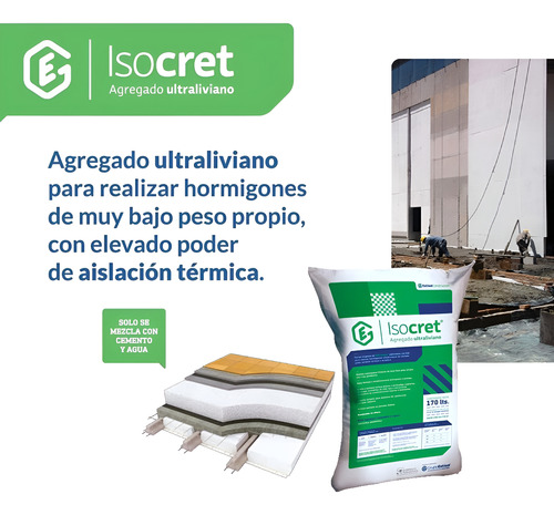 Bolsa De Isocret Contrapiso X 170 Lts. C/ Aditivo