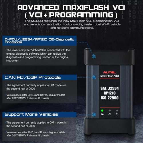 Sacanner Automotriz Maxisys Ms909 Autel