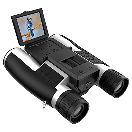 Zzstar 12x32 Digital Binocular Con Cámara,2  Pantalla Rds7d
