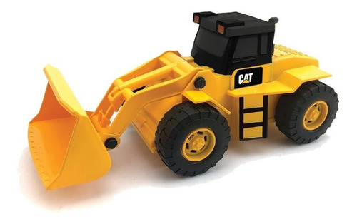 Camion Wheel Loader Mini Cat Con Luz Y Sonido Color Amarillo