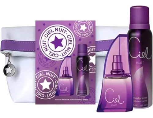 Perfume Mujer Ciel Nuit 50ml + Desodorante + Bolso 