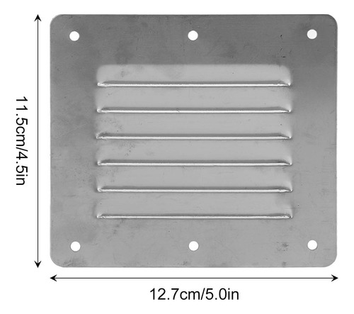 Respiradero De Aire Rectangular De Acero Inoxidable Para Bar