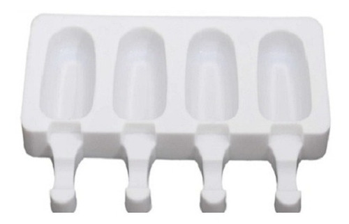 Molde Para Paleta En Silicona Mini Con 4 Espacios