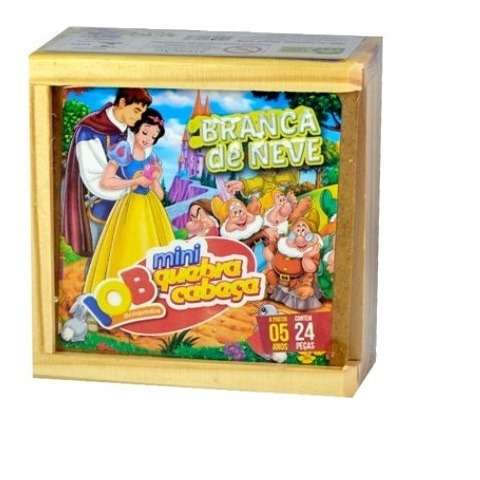 Imagem 1 de 2 de Quebra-cabeça Branca De Neve (feito De Madeira Reflorestada)