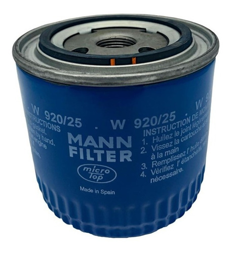 Filtro De Aceite Motor W 920/25 Chery Great Wall Jac Jeep 