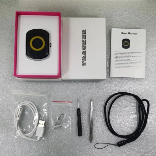 Gps Mini Rastreador Fa29 365tech Portátil 2g-4g / Botón Sos