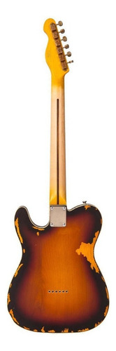 Guitarra elétrica vintage V59mrsb Icon Sunburst T/Tele Cup Color Laranja Escuro Maple Fingerboard Material