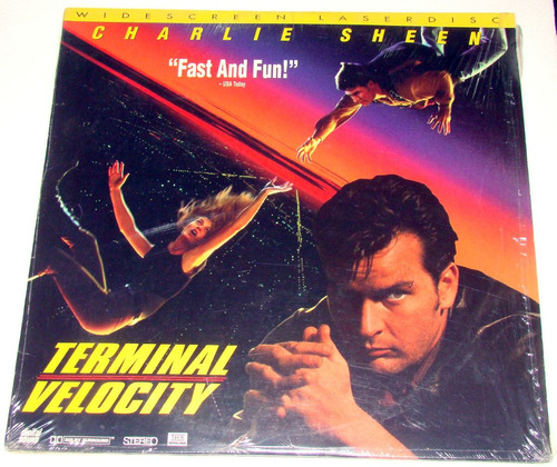 Terminal Velocity Charlie Sheen Laser Disc Usa / Kktus