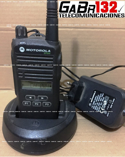 Radiotransmisor Portátil Motorola Ep350 Uhf De 99 Canales