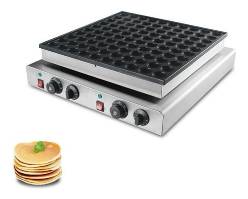 Maquina De Mini Pancake 100 Hoyos Electrica 