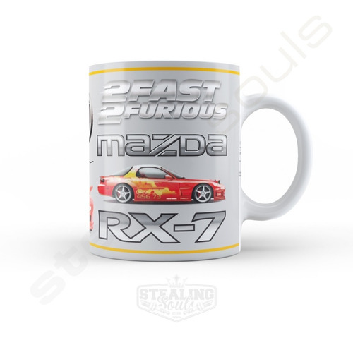 Taza | Mazda Rx-7 | Rapido Y Furioso / 2 Fast 2 Furious