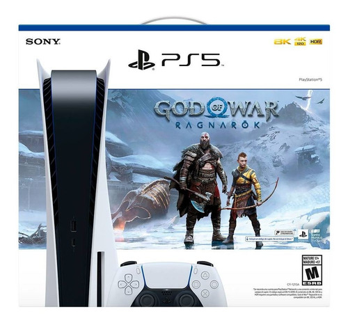 Imagen 2 de 4 de Sony Playstation 5 825gb God Of War Ragnarok Bundle