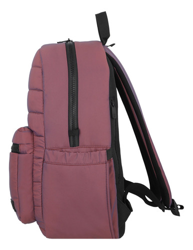 Mochila viaje Xtrem Sakai 2.0 5XT color burdeo diseño liso 24L
