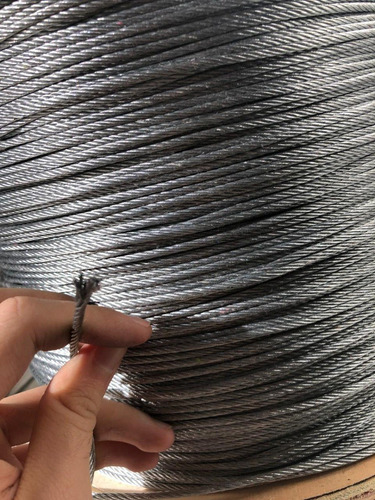 Cable De Acero Galvanizado Flexible 6x19+1 3mm Bobina 1000m