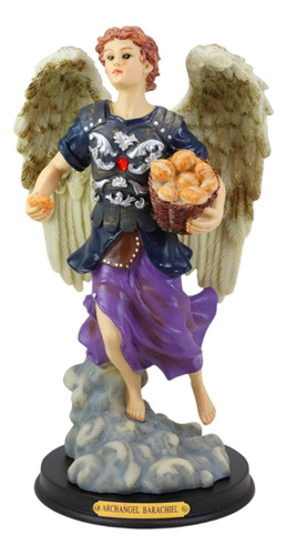 Hermosa Figura Arcángel Barachiel 30cm - Angel De Dios 