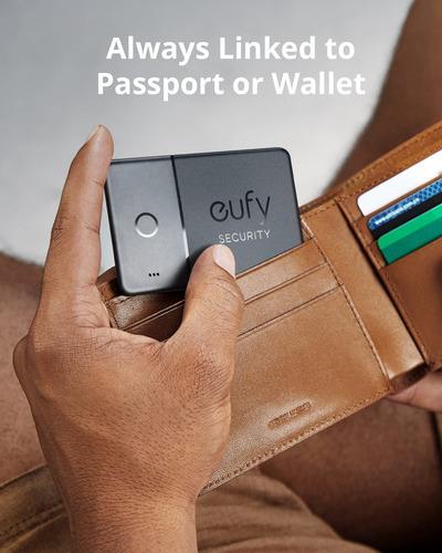 Smarttrack Card Eufy Security E30 Wallet Tracker Negro, Paqu