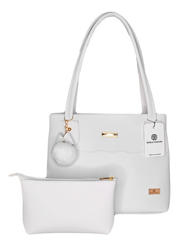 Bolso Dama Carteras Mujer Tote Karla Chacon + Accesorio