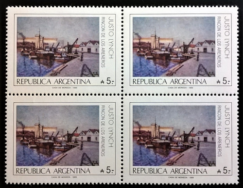 Argentina Arte, Cuadrito Gj 2431 Pintura 1988 Mint L13782