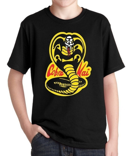 Polera Estampada Cobra Kai Karate Kid Artes Marciales