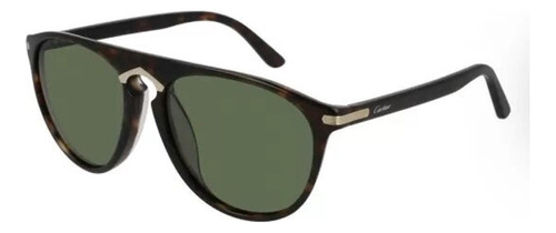 Cartier Ct0013sa 002 Aviator Tortoise Gold