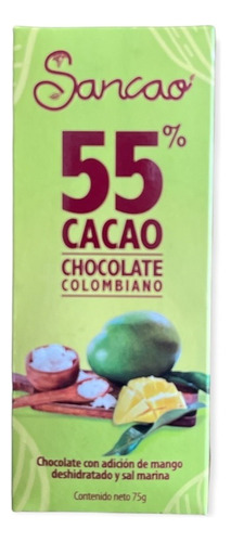 Chocolate 55% Cacao 75 Gr 