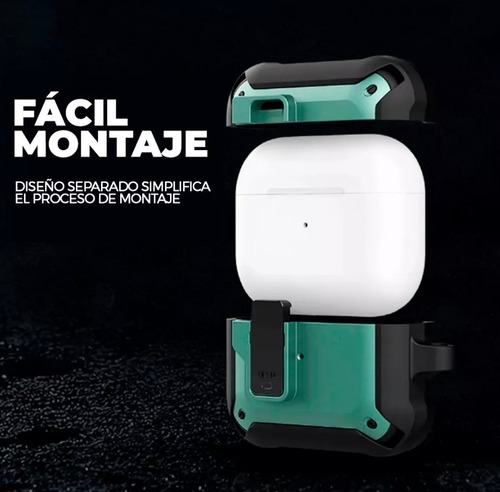Funda Tpu Goodgoods Para AirPods 1/2 Gen Con Correa De Mano