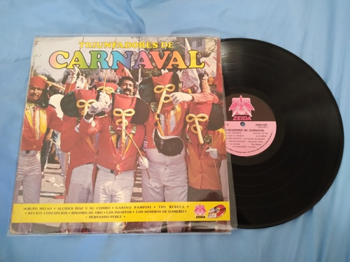 Triunfadores Del Carnaval Lp Zeida 1987 Excelente Estado
