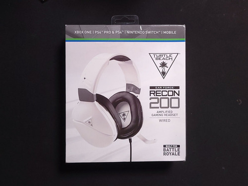 Turtle Beach Recon 200 Blanco Compatible Con Todo (Usado)