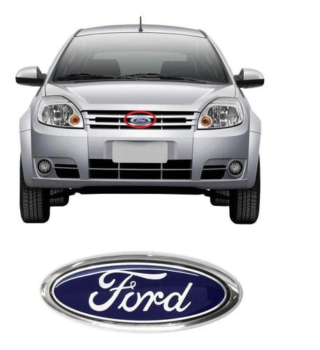 Emblema Grade Frontal Ford Ka 2008 2009 2010 Original