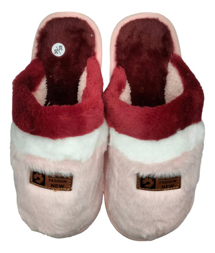 Pantuflas De Descanso Rayas Invierno Mujer Con 4 Colores