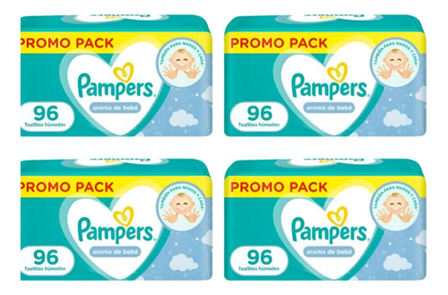 Toallitas Humedas Bebe Pampers Aroma De Bebe X384 Unidades