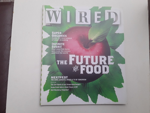 Revista Wired The Future Of Food Mayo 2004 12.05