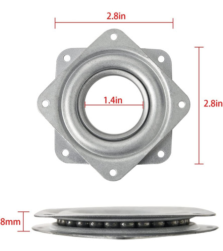 Dmstech 2 Pack 3 Lazy Susan Turnable 200 Libras Libras De Ro