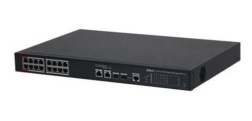 Switch 16 Puertos Dahua Gigabit Poe Rack Pfs4218-16gt-190