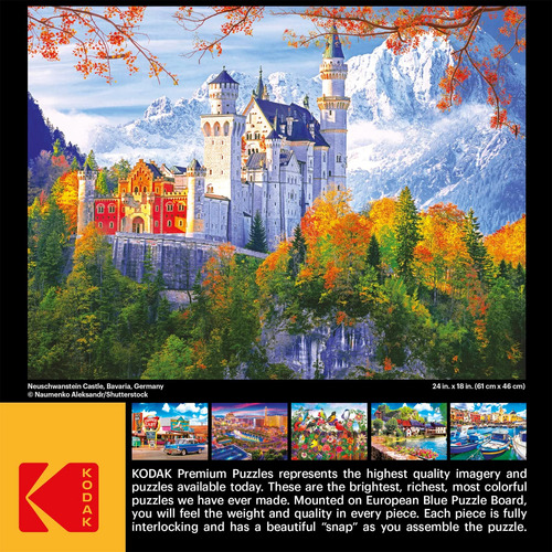 Cra-z-art Kodak Premium Puzzle 550 Castillo, Wa-